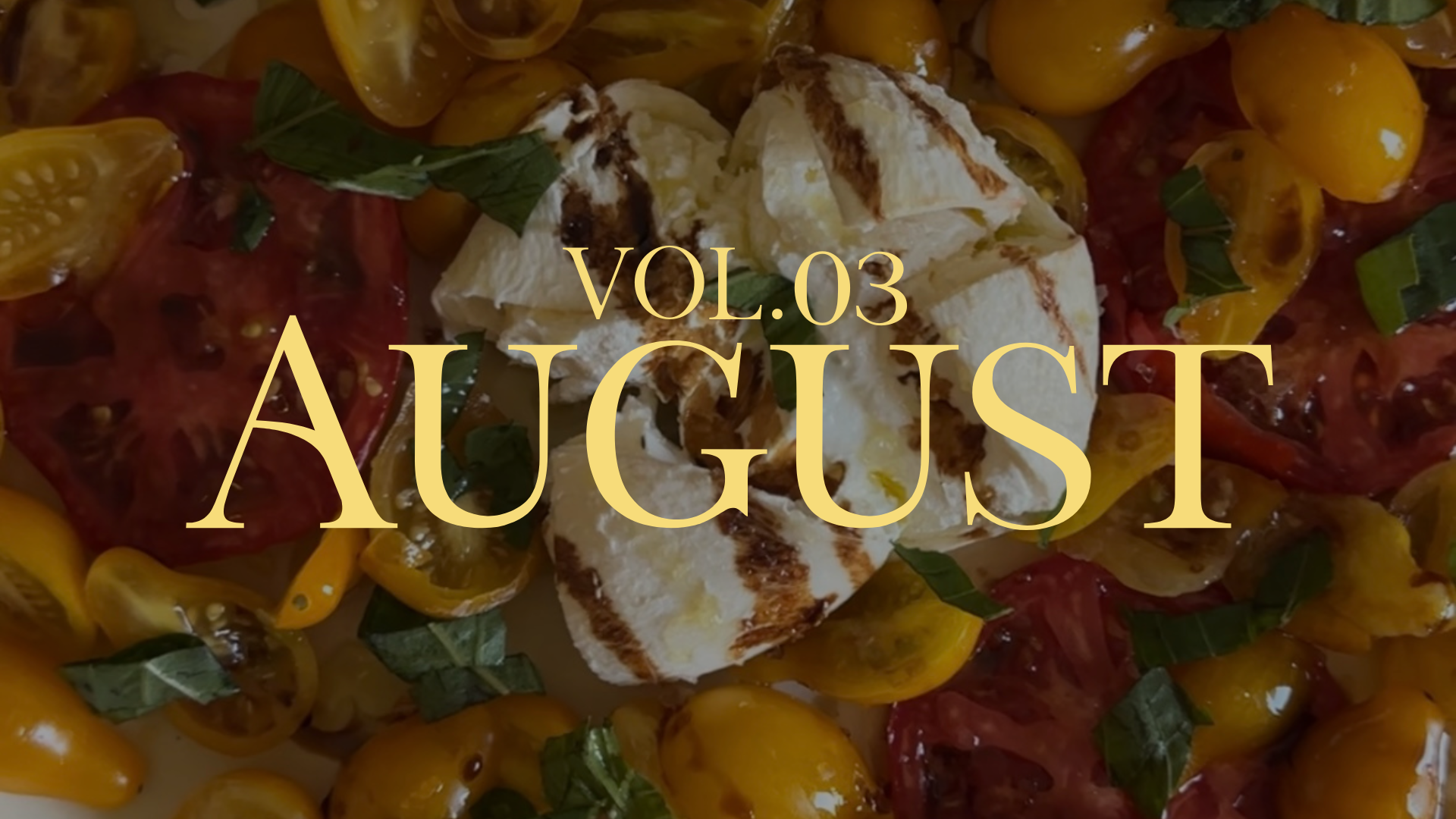 August Meal Plan