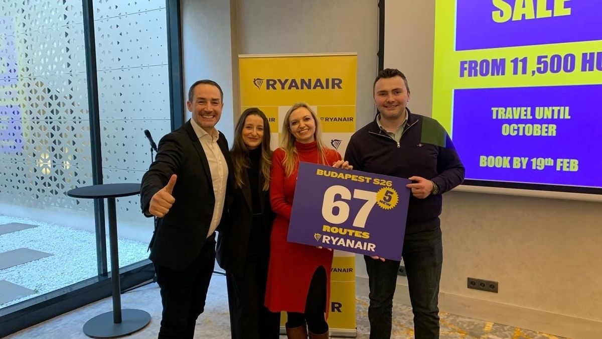 Ryanair continues challenging Wizz Air in Budapest, bases 11th aircraft Post feature image