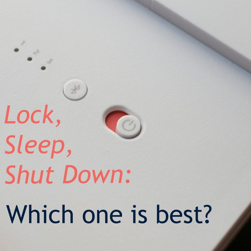 Not doing a full shutdown of your computer: how bad is it?