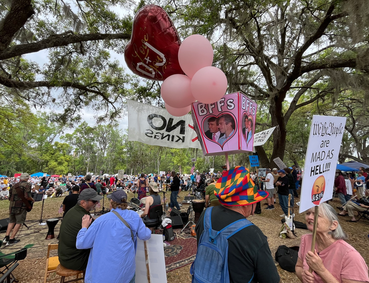 Gainesville and High Springs Protest for No Kings 3