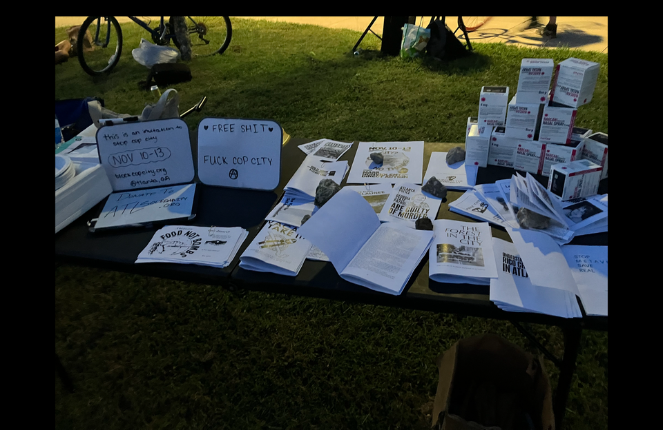 Gainesville Activists Protest Cop City in Riding Down the Walls Protest