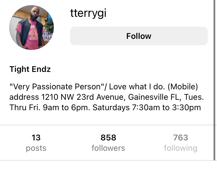 Owner of Tight Endz Barbershop, Terry Guider, Arrested For Poisoning Cat