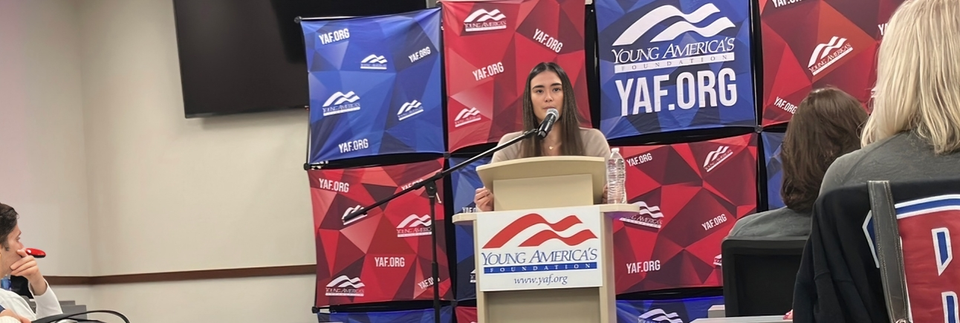 UF YAF Hosts Former UPenn Swimmer Paula Scanlan Speaks Against Transgender Athlete Lia Thomas