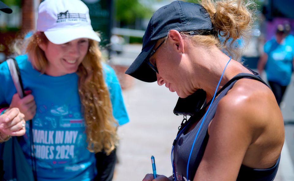 Senator Lauren Book Visits Gainesville in Her Walk Across Florida For Child Advocacy