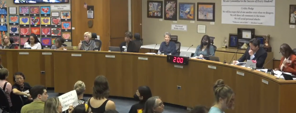 Parents and Educators Speak Out Against ICE at Alachua County School Board Meeting