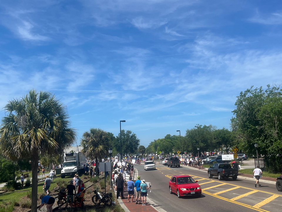 County Commissioner Discloses Local ICE Activity at “Hands-Off” Protest