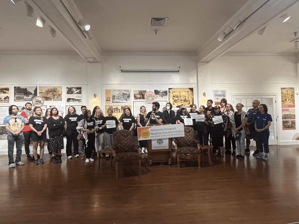 Gainesville Immigrant Inclusion Initiative Hosts Press Conference on School Board ICE Memo