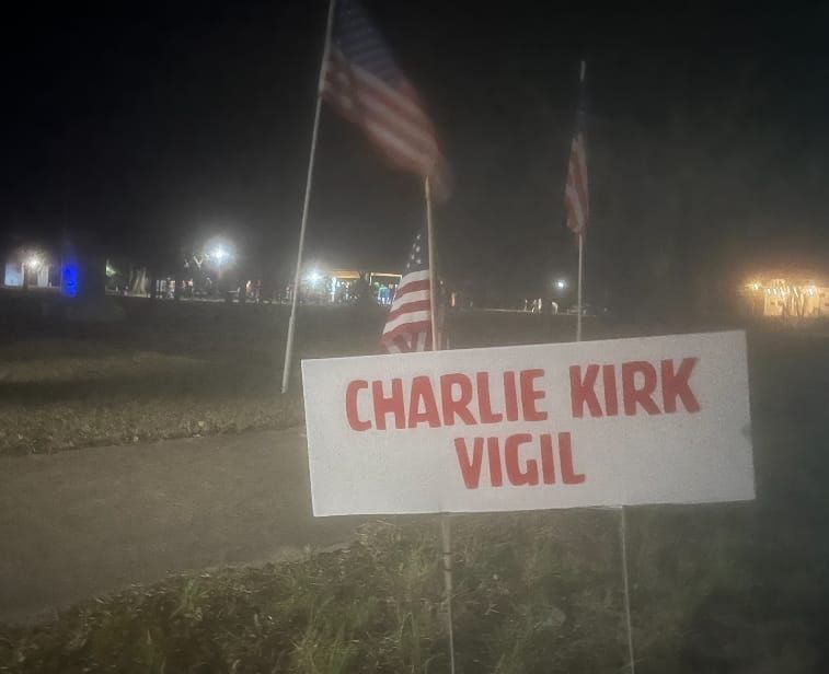 Melrose Patriots Host Charlie Kirk Vigil