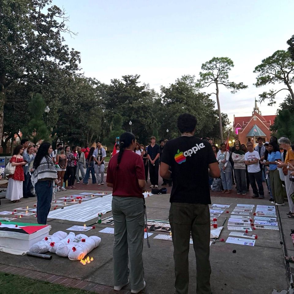 UF Students Mourn, Mark the Anniversary of October 7