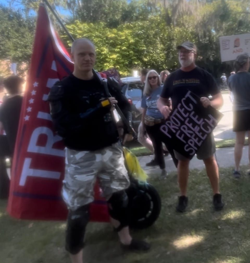 Gainesville No Kings Organizers Told Activists to Not Engage with Counter-Protesters; Some Didn't Listen