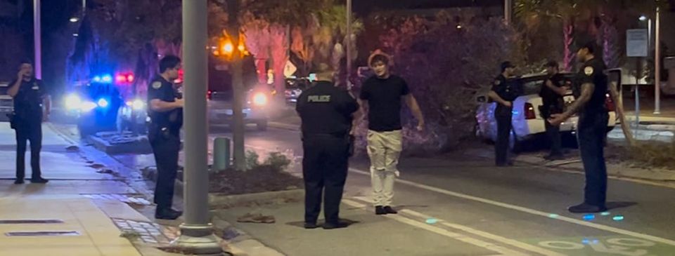 Intoxicated Man Arrested on Camera After Crashing Out in Gainesville