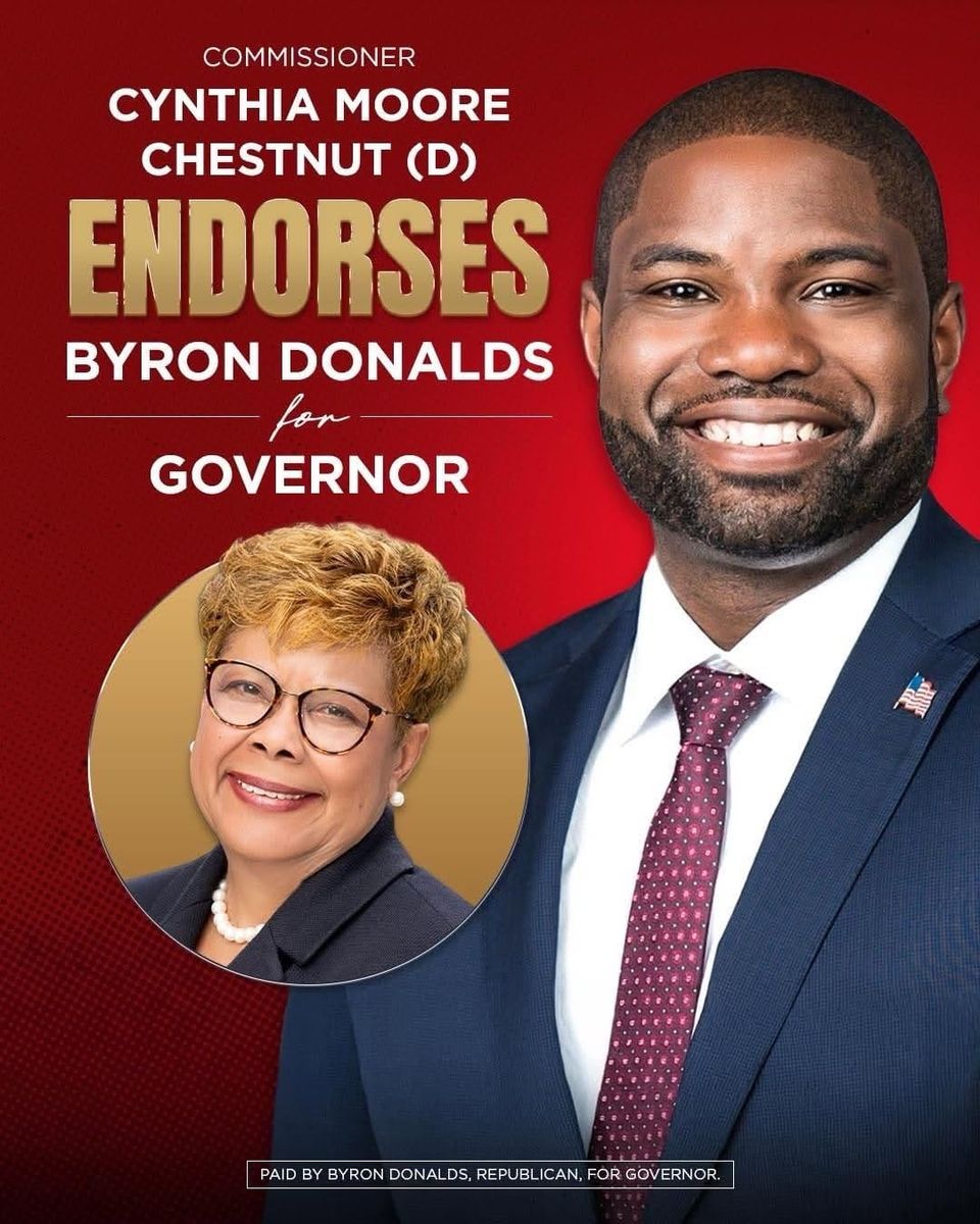 Gainesville City Commissioner Addresses Endorsement of Byron Donalds, State Senator Responds