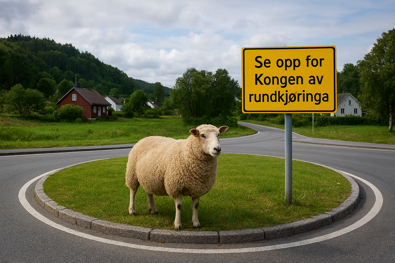«Kongen av rundkjøringa» ble bygdas største kjendis