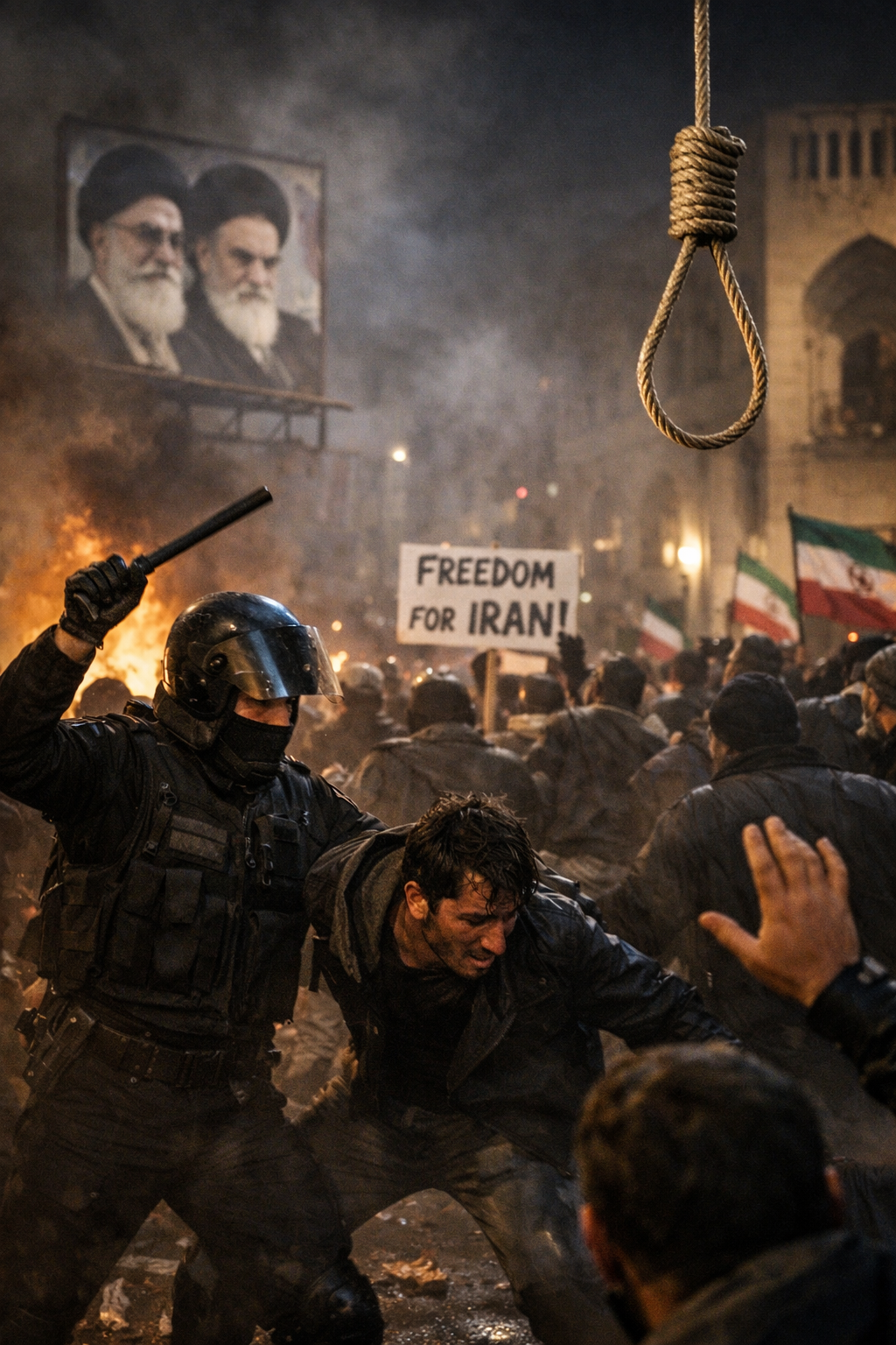 Iran åpner for dødsstraff mot demonstranter