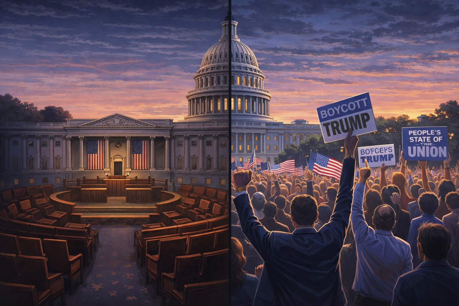 Demokratene boikotter Trumps «State of the Union»