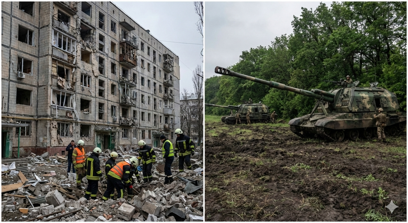 Stans i den Ukrainske offensiven, strømkrise og nye fredssamtaler i Genève