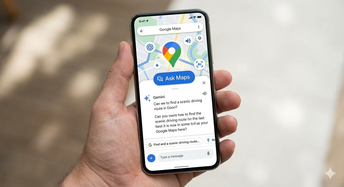 Google Maps lanserer «Ask Maps» og ny 3D-navigasjon drevet av kunstig intelligens