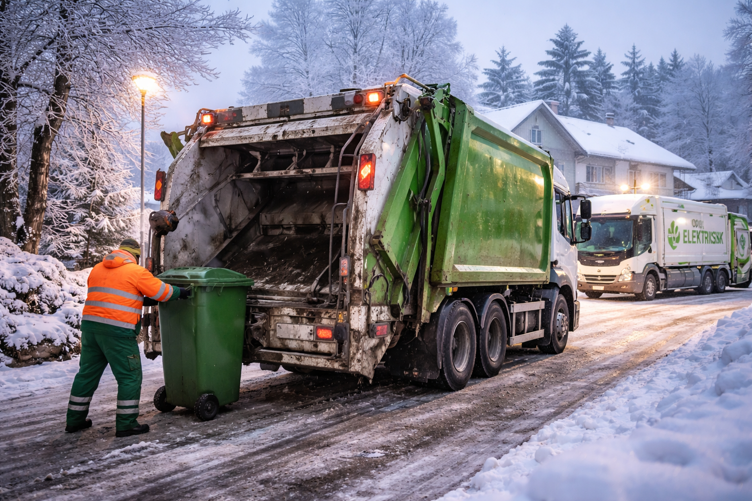 Sauda sier nei til elektrisk søppelbil: – For dyrt og for usikkert