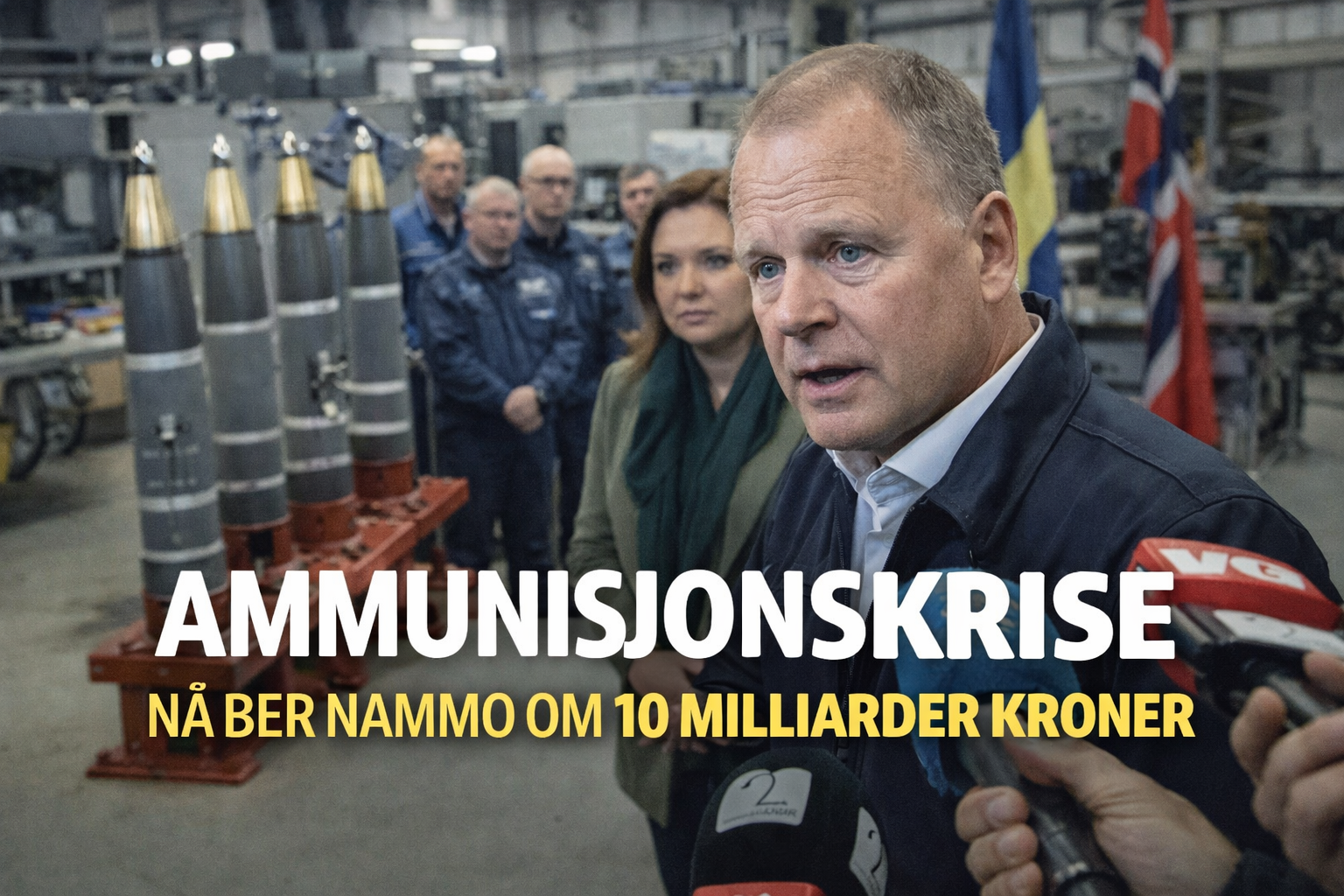 Nammo advarer: Ammunisjonsmangel presser Vesten – trenger milliarder raskt