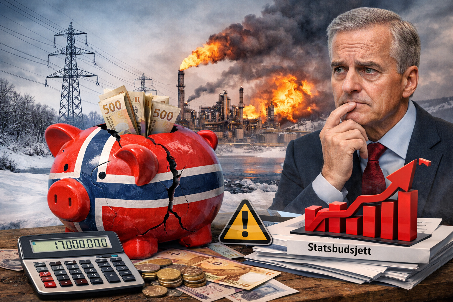 Straumrekninga pressar statsbudsjettet: støtteordning kan gå langt over ramma