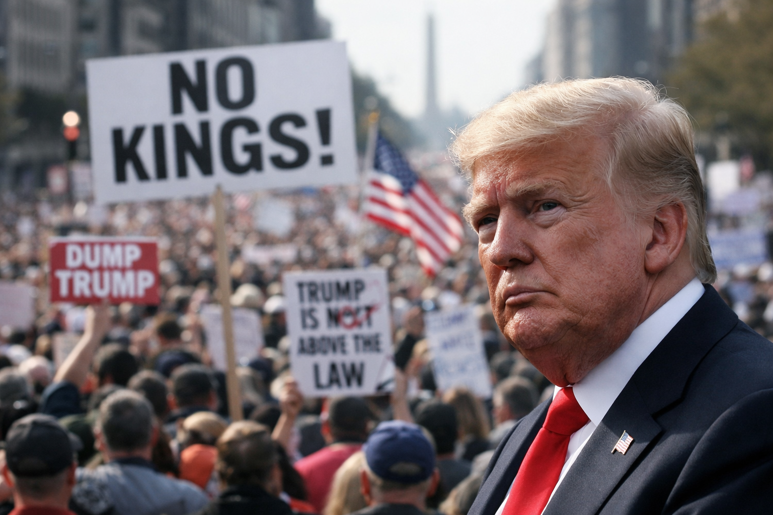 Millioner i gatene mot Trump: – Kan få politiske konsekvenser