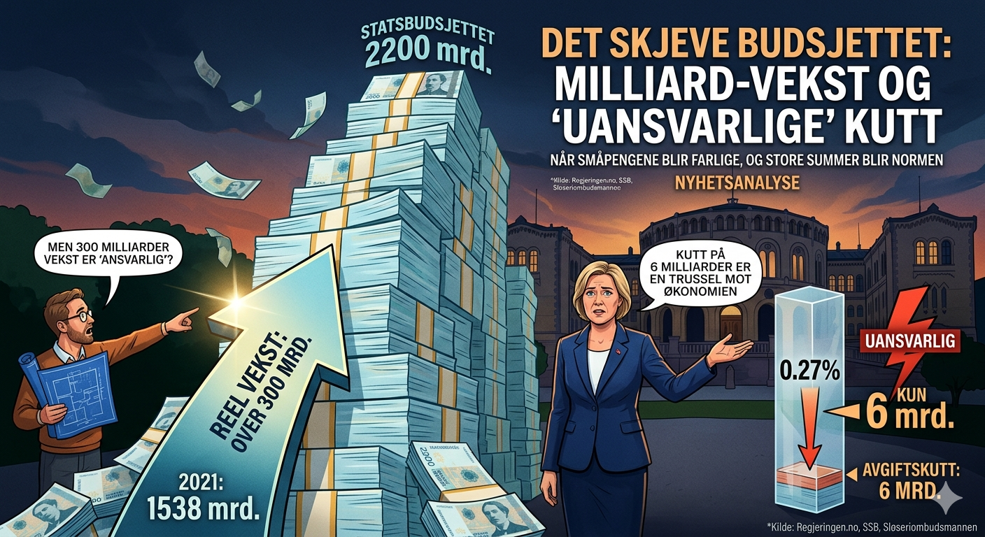 Nyhetsanalyse: Når milliarder blir småpenger og kutt blir farlige