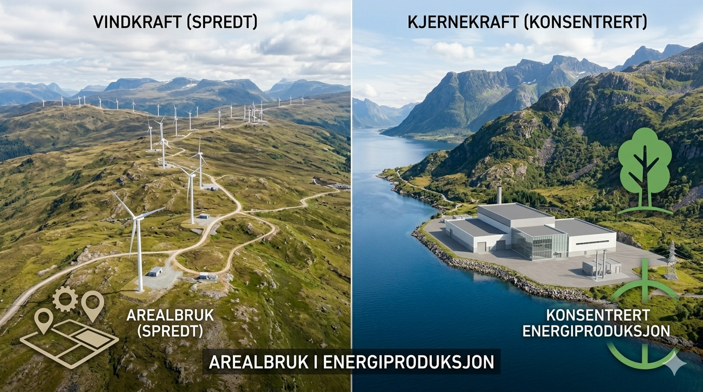 Kjernekraft eller vindkraft? Et dypdykk i Norges energifremtid og naturarv