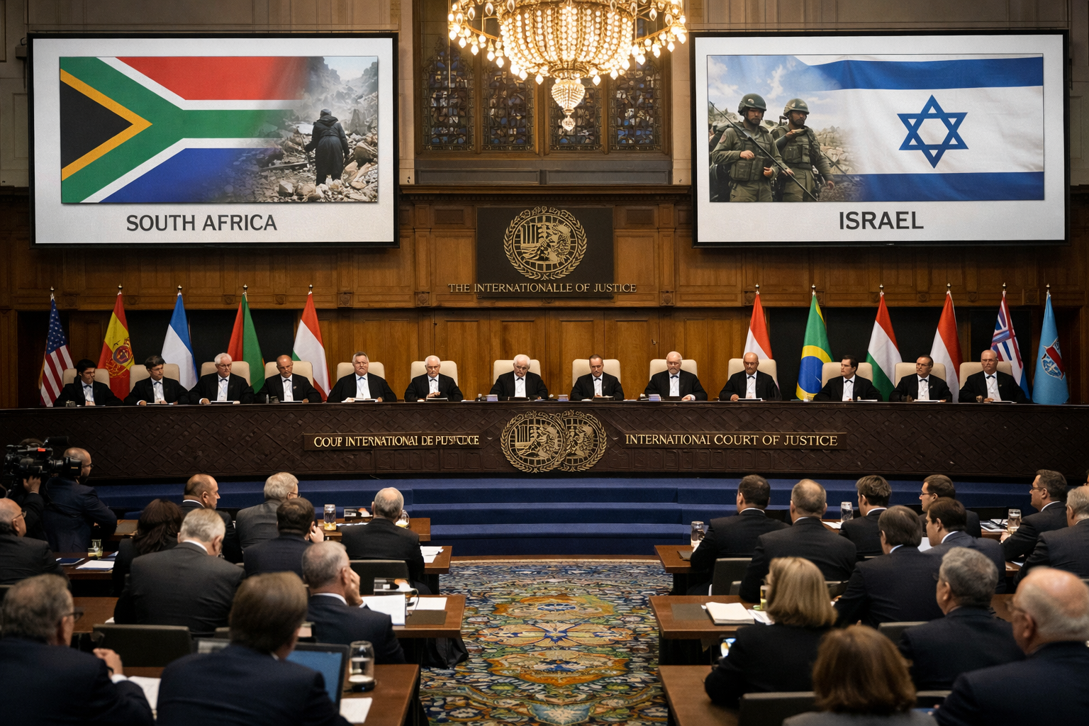 19 land i rettssak mot Israel – men svaret kan drøye til 2028