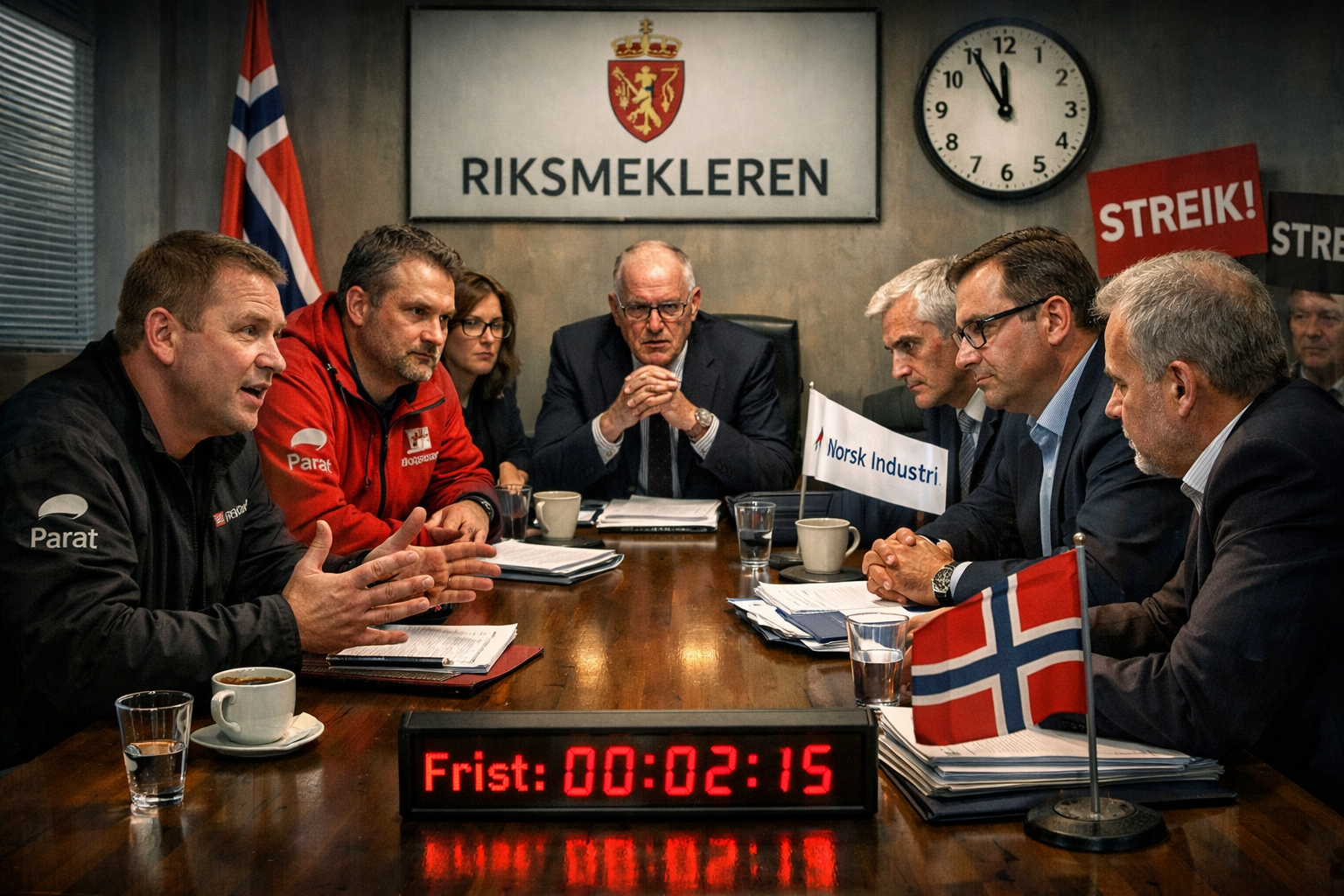 Klart for mekling i frontfaget – streikefare til helgen