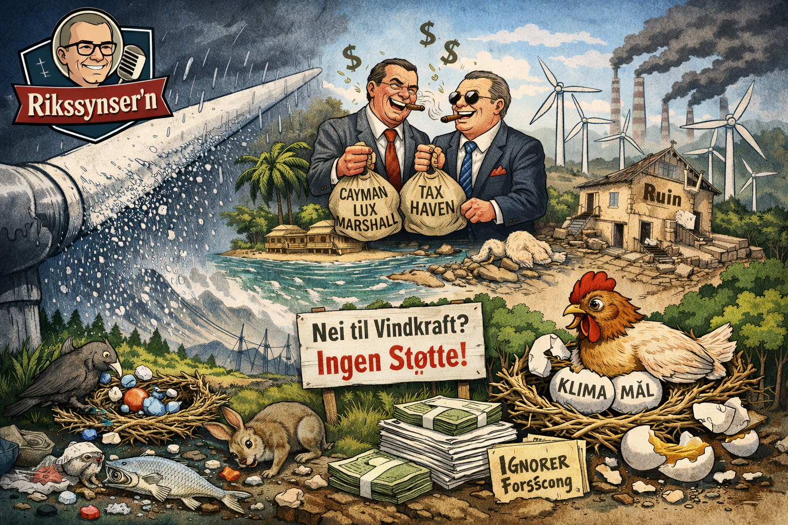 Rikssynser’n: Fornybar Norge er Norges svar på tobakksindustrien anno 1980.