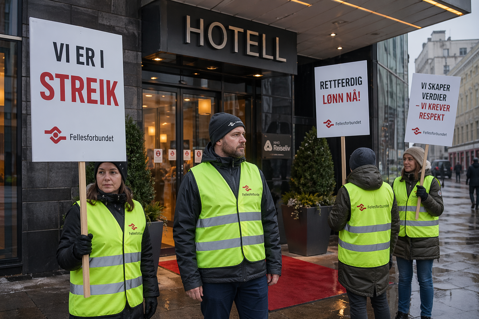 Streiken trappes kraftig opp: Tusenvis tas ut fra søndag
