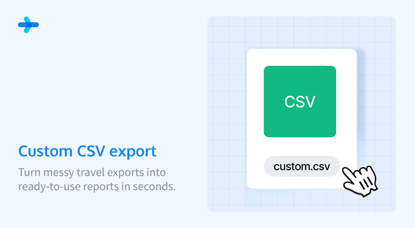 Travel Custom CSV Export