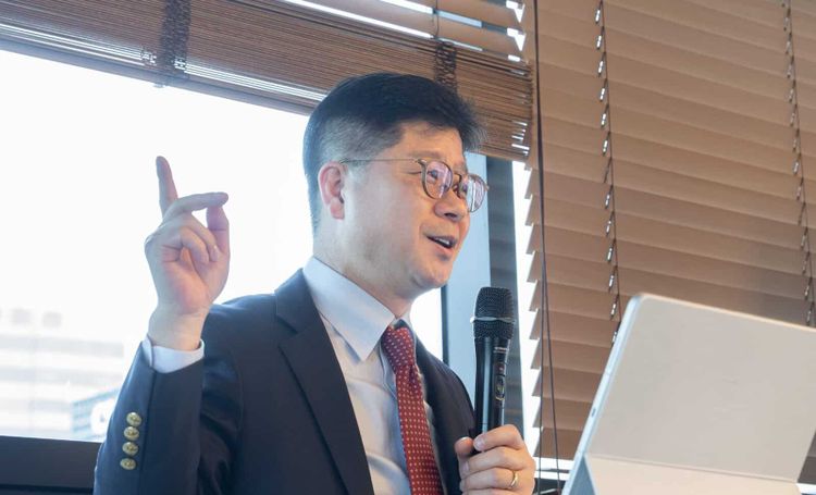 지용구 더존비즈온 부사장, 미니쉬테크 직원 대상 특별강연