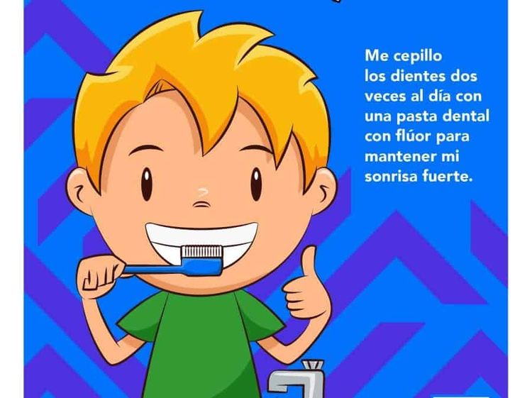 U.S. distributes posters on how to brush your teeth