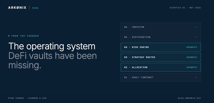 The operating system DeFi vaults have been missing
