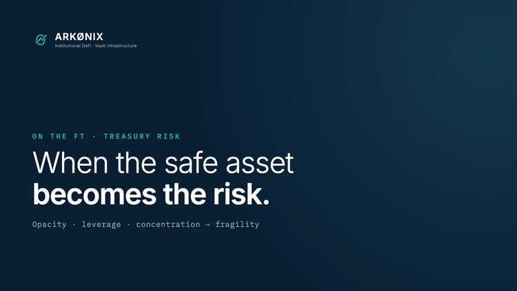 When the safe asset becomes the risk