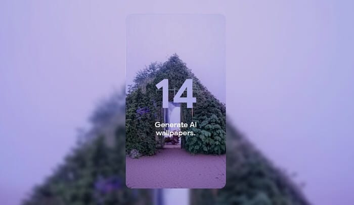 AI Wallpaper on Android 14