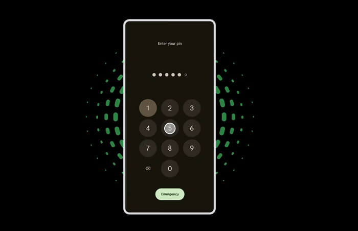Encrypted passcode feature