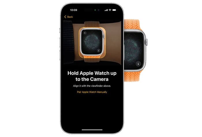 Pair Apple Watch using iPhone camera