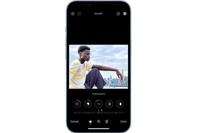 Edit images within photo folder