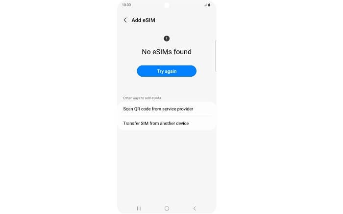 Activate eSIM on Android