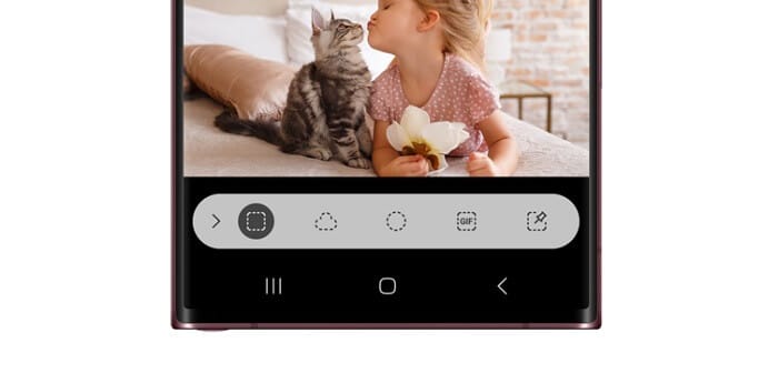 Smart select tool to screenshot