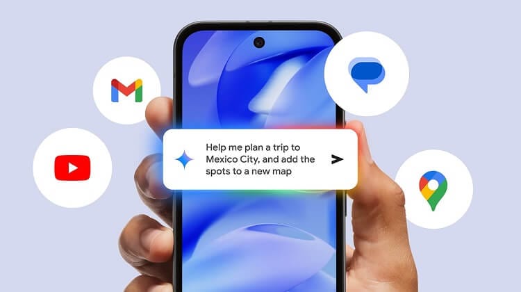 Google AI on the Google Pixel 9a