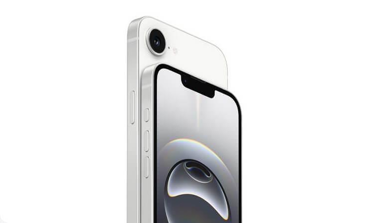 iPhone 16e Front and Back Profile