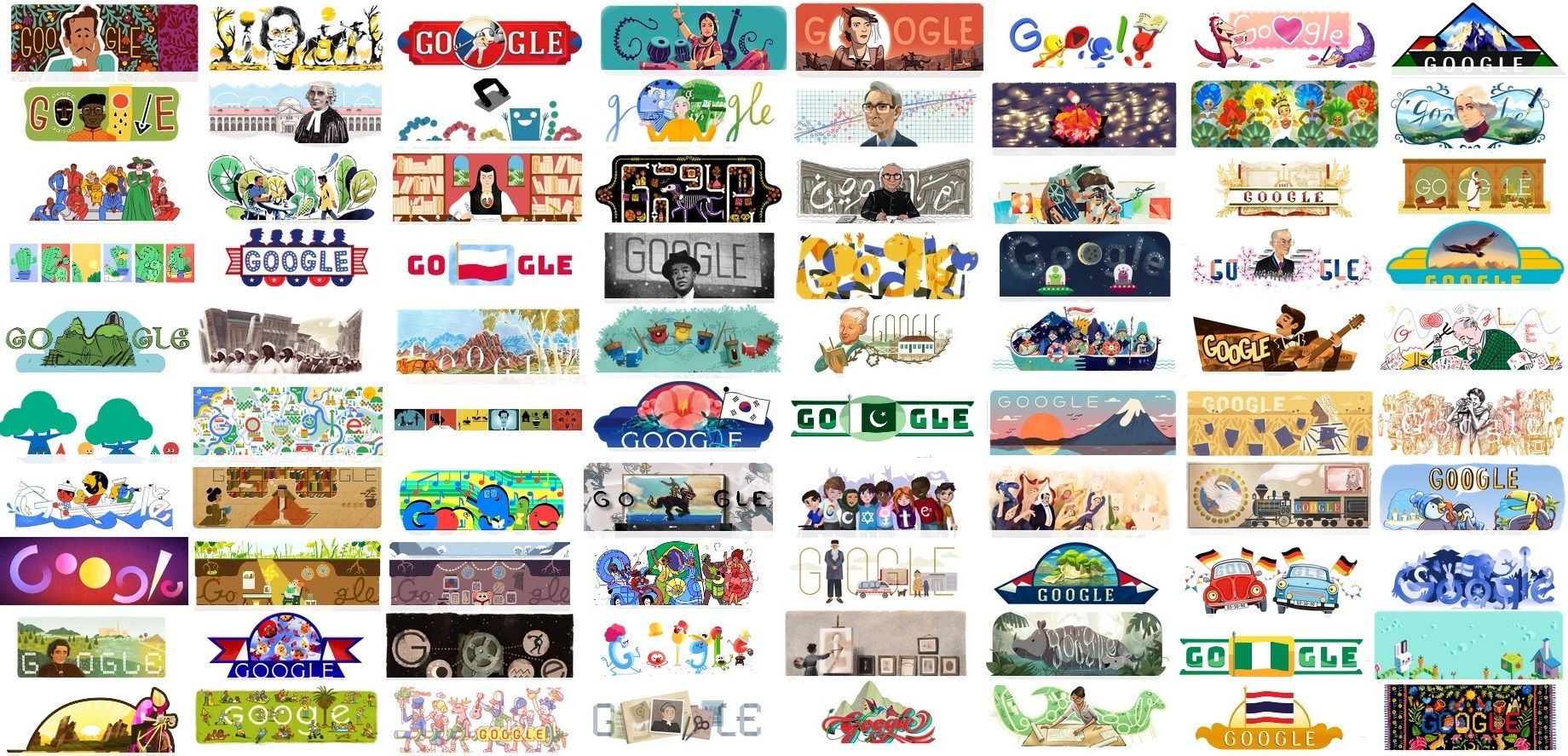 The Best Google Doodles of 2017