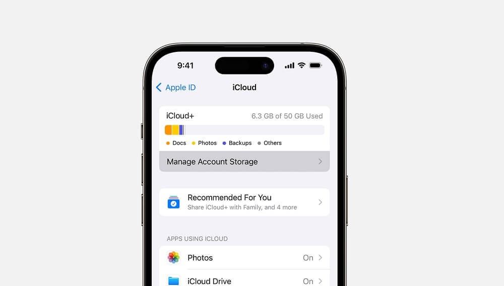 Storage Space on an iPhone