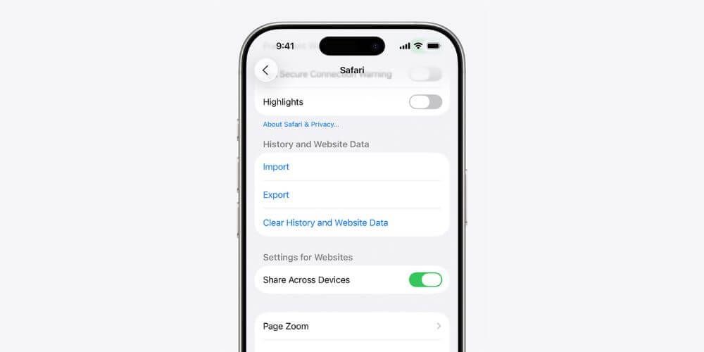 Clear Cache & Cookies on an iPhone