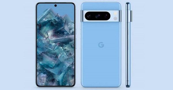 Front, back and side profile of Pixel 8 Pro 