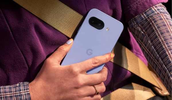 Google Pixel 9a in hand 