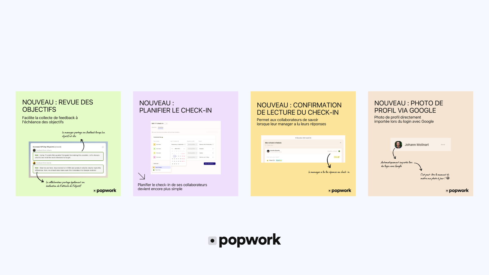 Nouveautés popwork décembre 2022